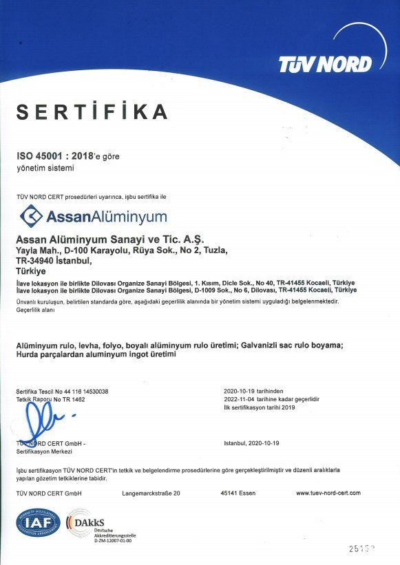 Assan ISO 45001