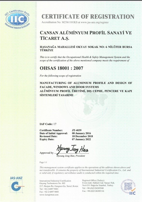 OHSAS 18001 : 2007