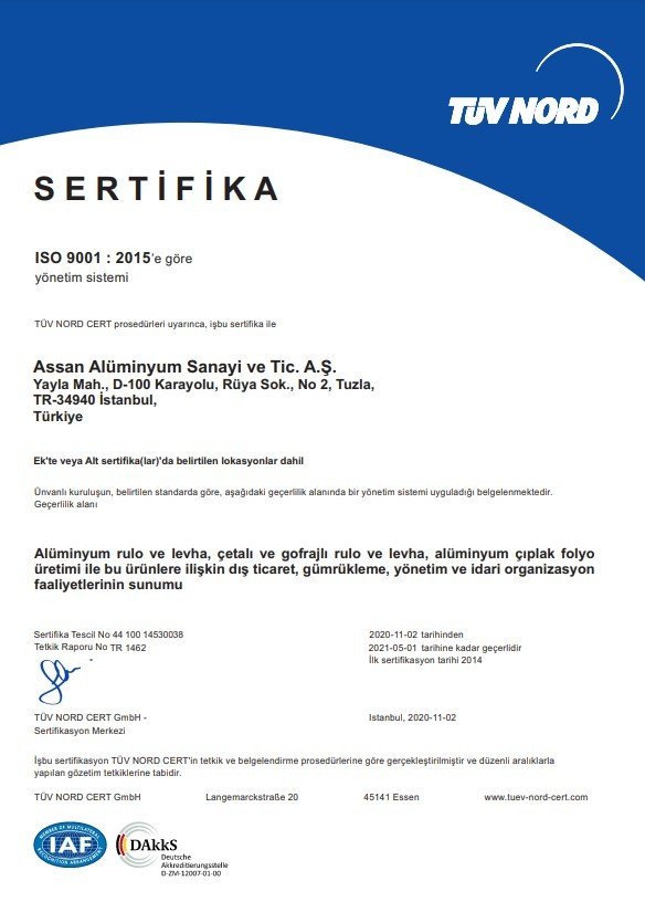 Assan ISO 9001